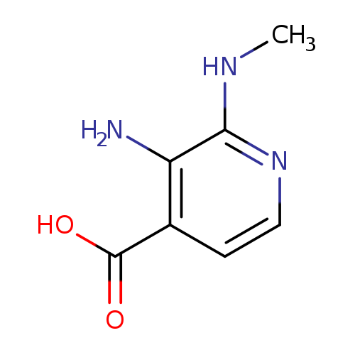 3-amino-2-(methylamino)pyridine-4-carboxylic acid