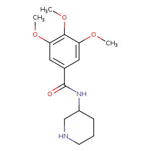 Benzamide, 3,4,5-trimethoxy-N-3-piperidinyl-