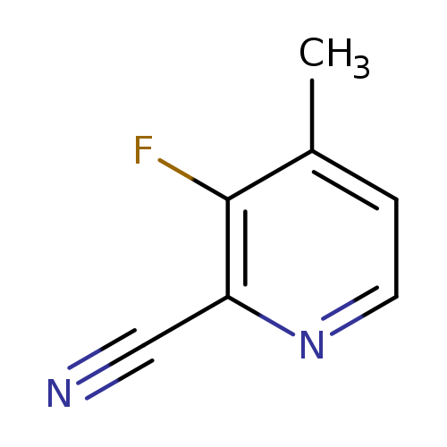 2-Pyridinecarbonitrile,3-fluoro-4-methyl-(9CI)