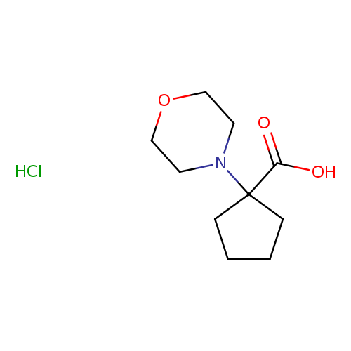 1-(Morpholin-4-yl)cyclopentane-1-carboxylic acid hydrochloride
