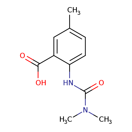 2-[(dimethylcarbamoyl)amino]-5-methylbenzoic acid