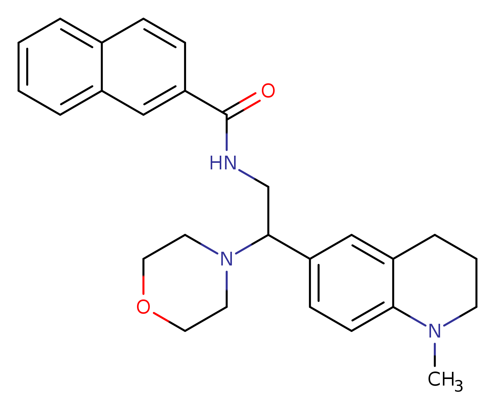 N-[2-(1-methyl-1,2,3,4-tetrahydroquinolin-6-yl)-2-(morpholin-4-yl)ethyl]naphthalene-2-carboxamide