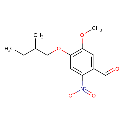 5-methoxy-4-(2-methylbutoxy)-2-nitrobenzaldehyde