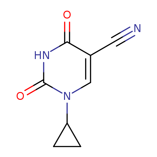 1-Cyclopropyl-2,4-dioxo-1,2,3,4-tetrahydropyrimidine-5-carbonitrile