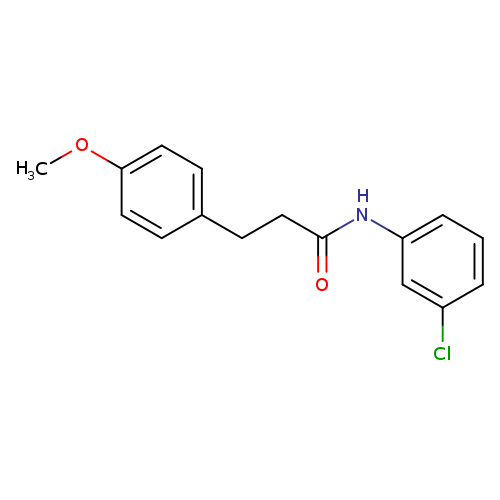 N-(3-chlorophenyl)-3-(4-methoxyphenyl)propanamide