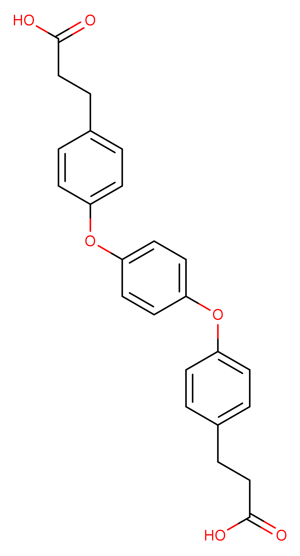 3-(4-{4-[4-(2-carboxyethyl)phenoxy]phenoxy}phenyl)propanoic acid