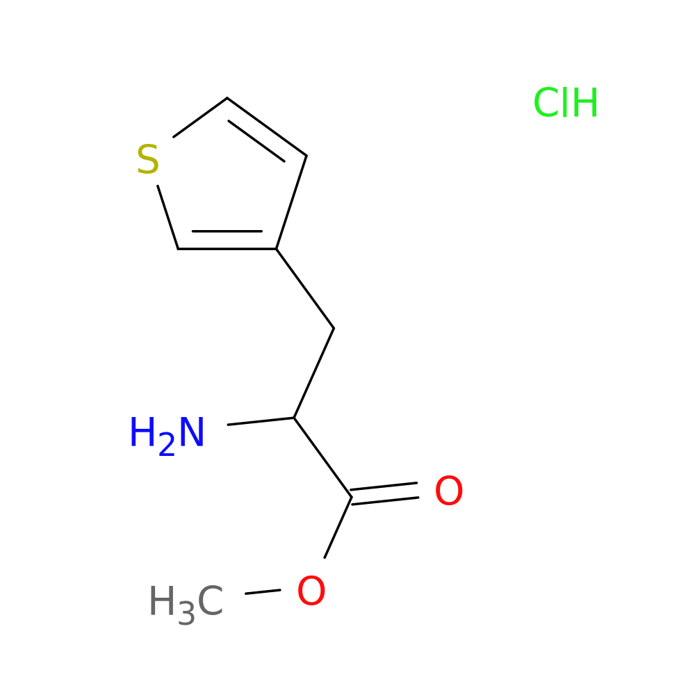 methyl 2-amino-3-(thiophen-3-yl)propanoate hydrochloride