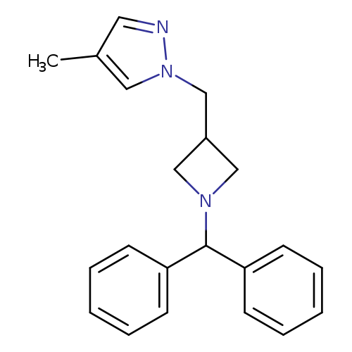 1-{[1-(diphenylmethyl)azetidin-3-yl]methyl}-4-methyl-1H-pyrazole