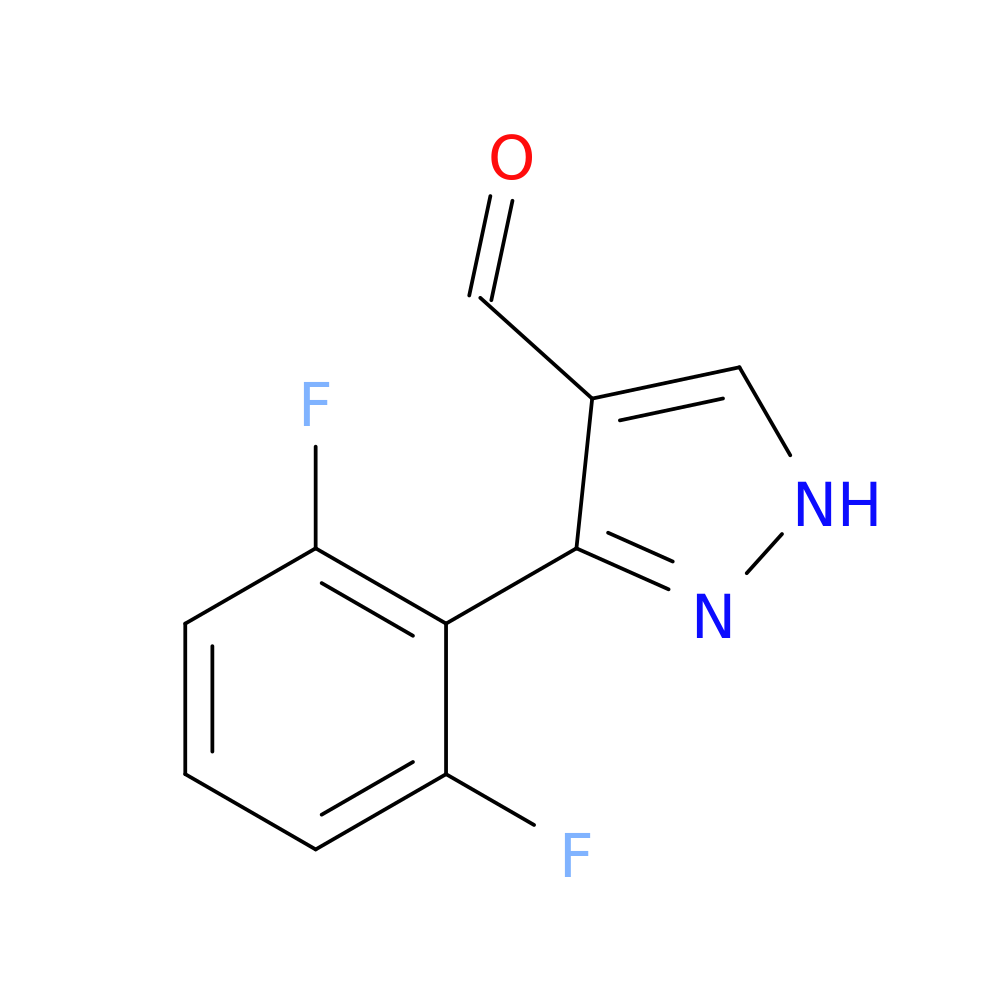 3-(2,6-difluorophenyl)-1H-pyrazole-4-carbaldehyde