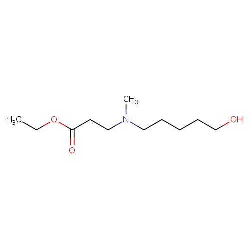 ethyl 3-[(5-hydroxypentyl)(methyl)amino]propanoate