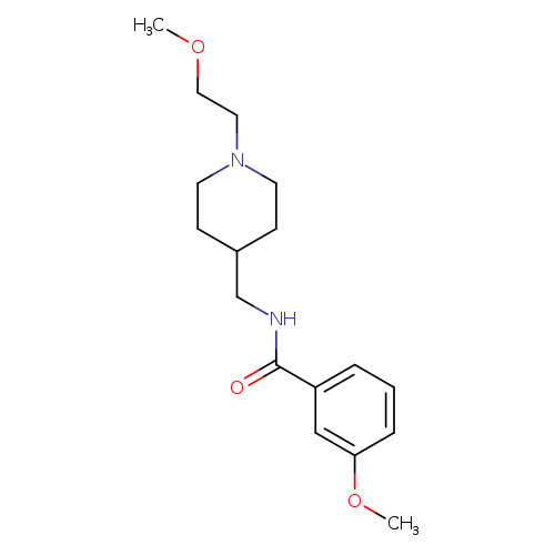 3-methoxy-N-{[1-(2-methoxyethyl)piperidin-4-yl]methyl}benzamide