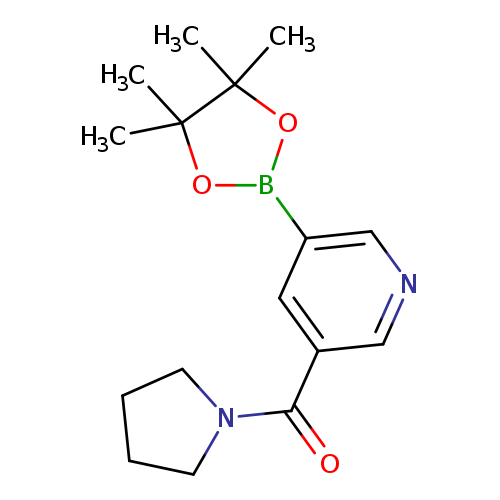 5-(Pyrrolidinocarbonyl)pyridine-3-boronic acid, pinacol ester