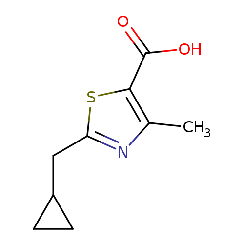 2-(cyclopropylmethyl)-4-methyl-1,3-thiazole-5-carboxylic acid