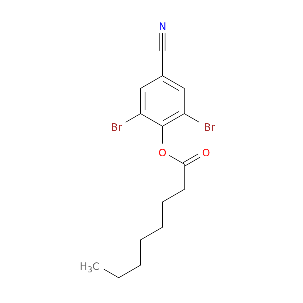 2,6-Dibromo-4-cyanophenyl octanoate