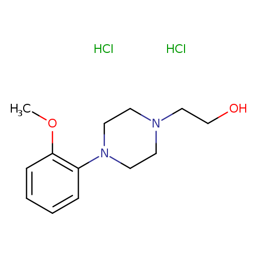 2-[4-(2-methoxyphenyl)piperazin-1-yl]ethan-1-ol dihydrochloride