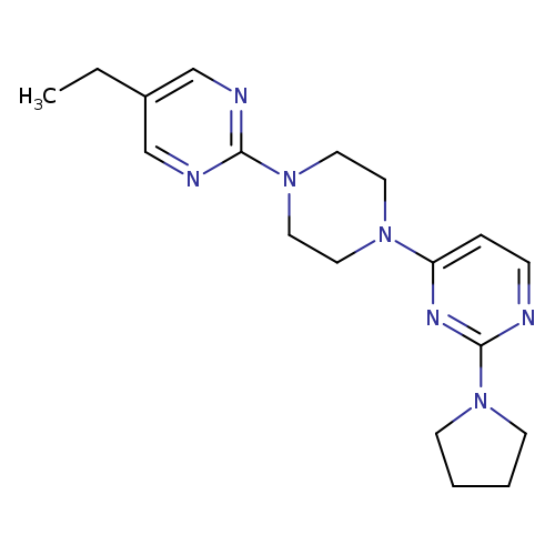 4-[4-(5-ethylpyrimidin-2-yl)piperazin-1-yl]-2-(pyrrolidin-1-yl)pyrimidine