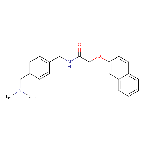 N-({4-[(dimethylamino)methyl]phenyl}methyl)-2-(naphthalen-2-yloxy)acetamide