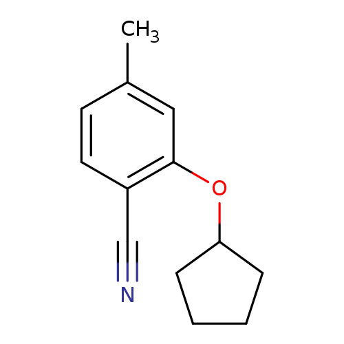 2-(Cyclopentyloxy)-4-methylbenzonitrile