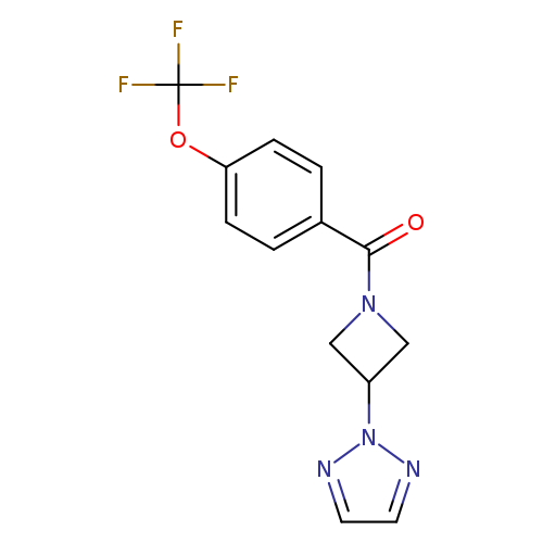 2-{1-[4-(trifluoromethoxy)benzoyl]azetidin-3-yl}-2H-1,2,3-triazole