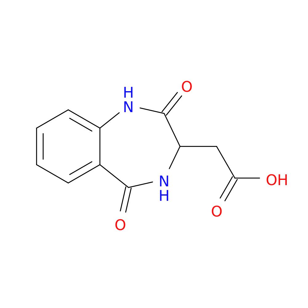 2-(2,5-dioxo-2,3,4,5-tetrahydro-1H-1,4-benzodiazepin-3-yl)acetic acid