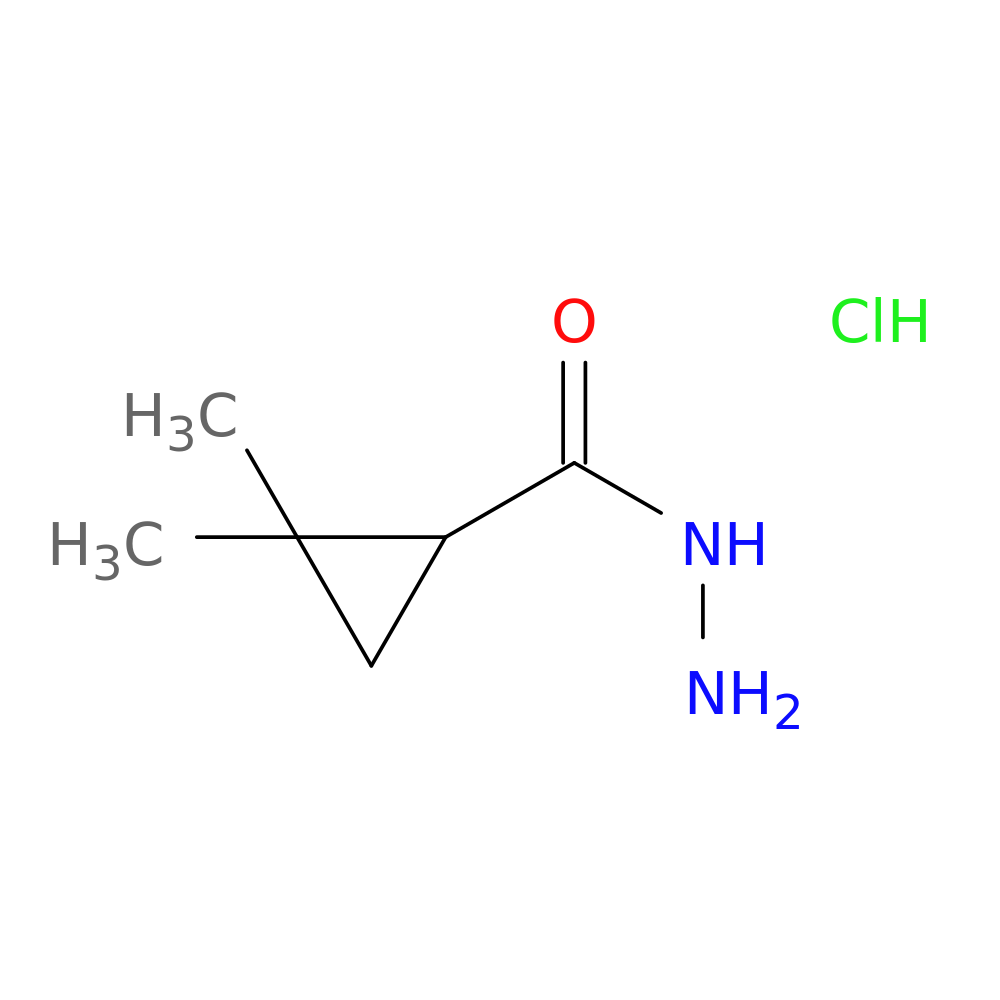 2,2-Dimethylcyclopropanecarbohydrazide hydrochloride