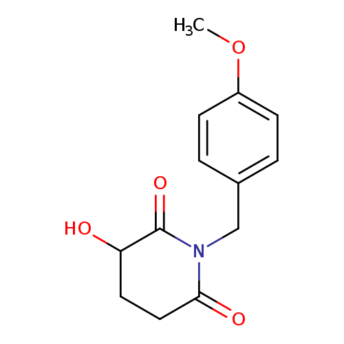3-Hydroxy-1-(4-methoxybenzyl)piperidine-2,6-dione