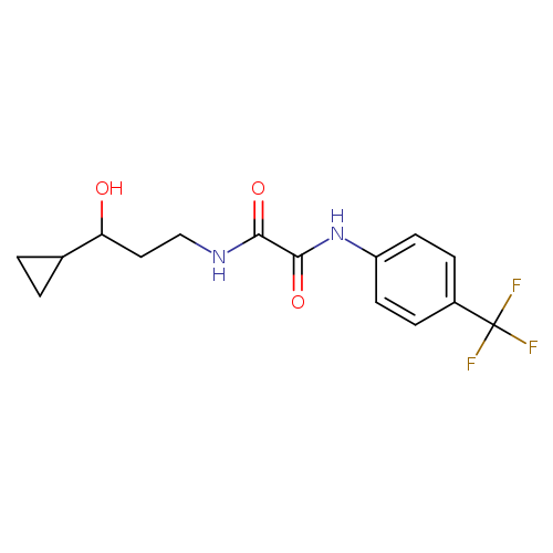 N-(3-cyclopropyl-3-hydroxypropyl)-N'-[4-(trifluoromethyl)phenyl]ethanediamide