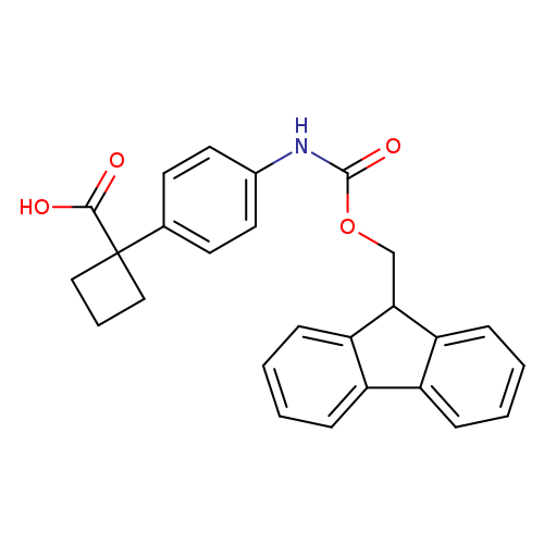 1-[4-({[(9H-fluoren-9-yl)methoxy]carbonyl}amino)phenyl]cyclobutane-1-carboxylic acid