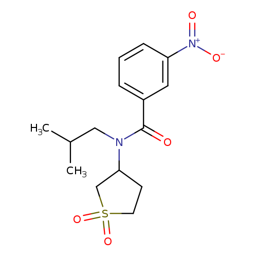 N-(1,1-dioxo-1lambda6-thiolan-3-yl)-N-(2-methylpropyl)-3-nitrobenzamide