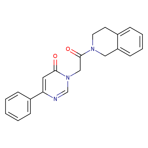 3-[2-oxo-2-(1,2,3,4-tetrahydroisoquinolin-2-yl)ethyl]-6-phenyl-3,4-dihydropyrimidin-4-one