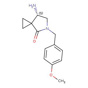 (S)-7-AMINO-5-(4-METHOXYBENZYL)-5-AZASPIRO[2.4]HEPTAN-4-ONE