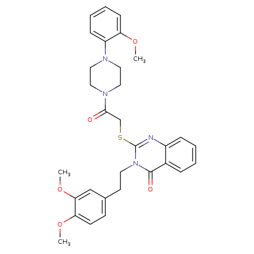 3-[2-(3,4-dimethoxyphenyl)ethyl]-2-({2-[4-(2-methoxyphenyl)piperazin-1-yl]-2-oxoethyl}sulfanyl)-3,4-dihydroquinazolin-4-one