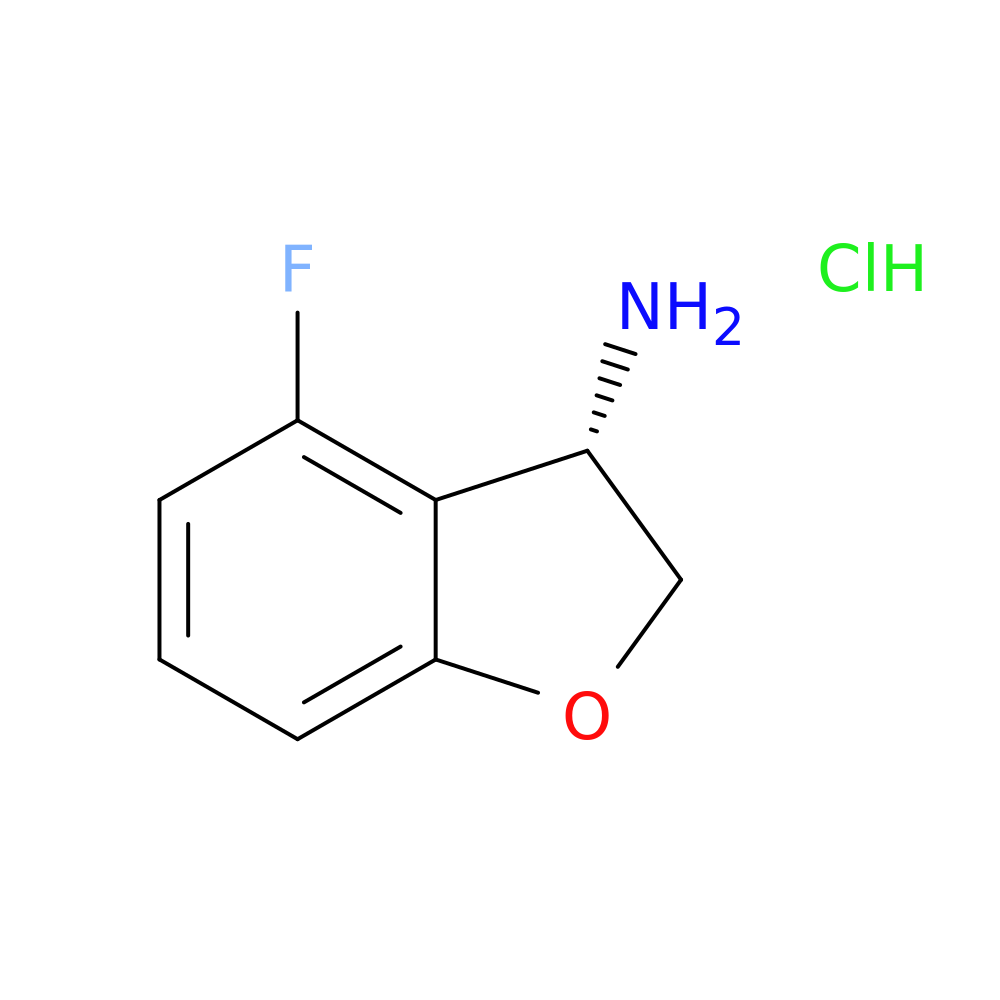 (S)-4-Fluoro-2,3-dihydrobenzofuran-3-amine hydrochloride