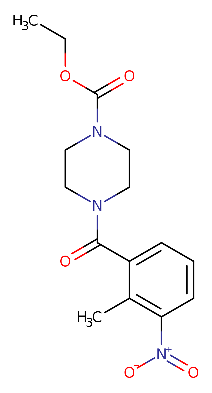 ethyl 4-(2-methyl-3-nitrobenzoyl)piperazine-1-carboxylate
