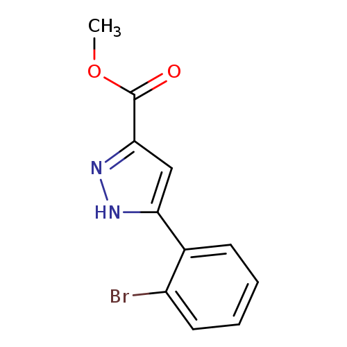 Methyl 5-(2-broMophenyl)-1H-pyrazol-3-carboxylate
