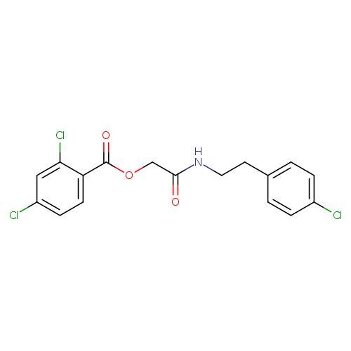 {[2-(4-chlorophenyl)ethyl]carbamoyl}methyl 2,4-dichlorobenzoate