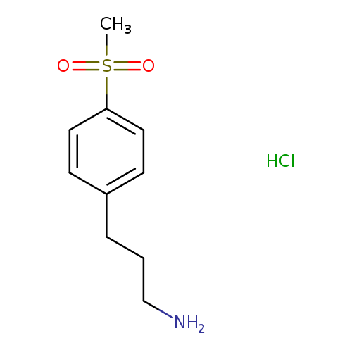 3-(4-(Methylsulfonyl)phenyl)propan-1-amine hydrochloride
