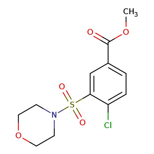 methyl 4-chloro-3-(morpholine-4-sulfonyl)benzoate