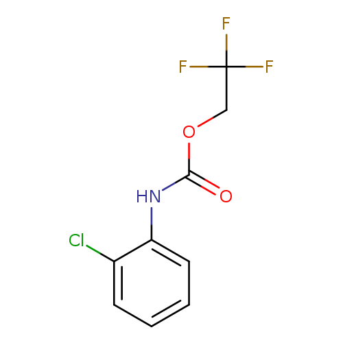 2,2,2-trifluoroethyl N-(2-chlorophenyl)carbamate