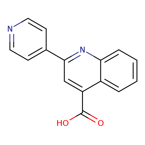4-Quinolinecarboxylic acid, 2-(4-pyridinyl)-