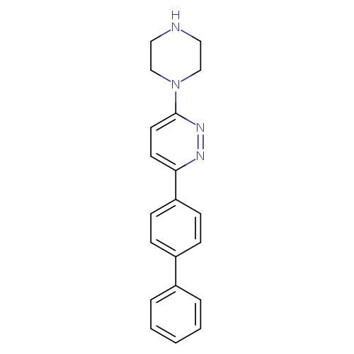 3-{[1,1'-biphenyl]-4-yl}-6-(piperazin-1-yl)pyridazine