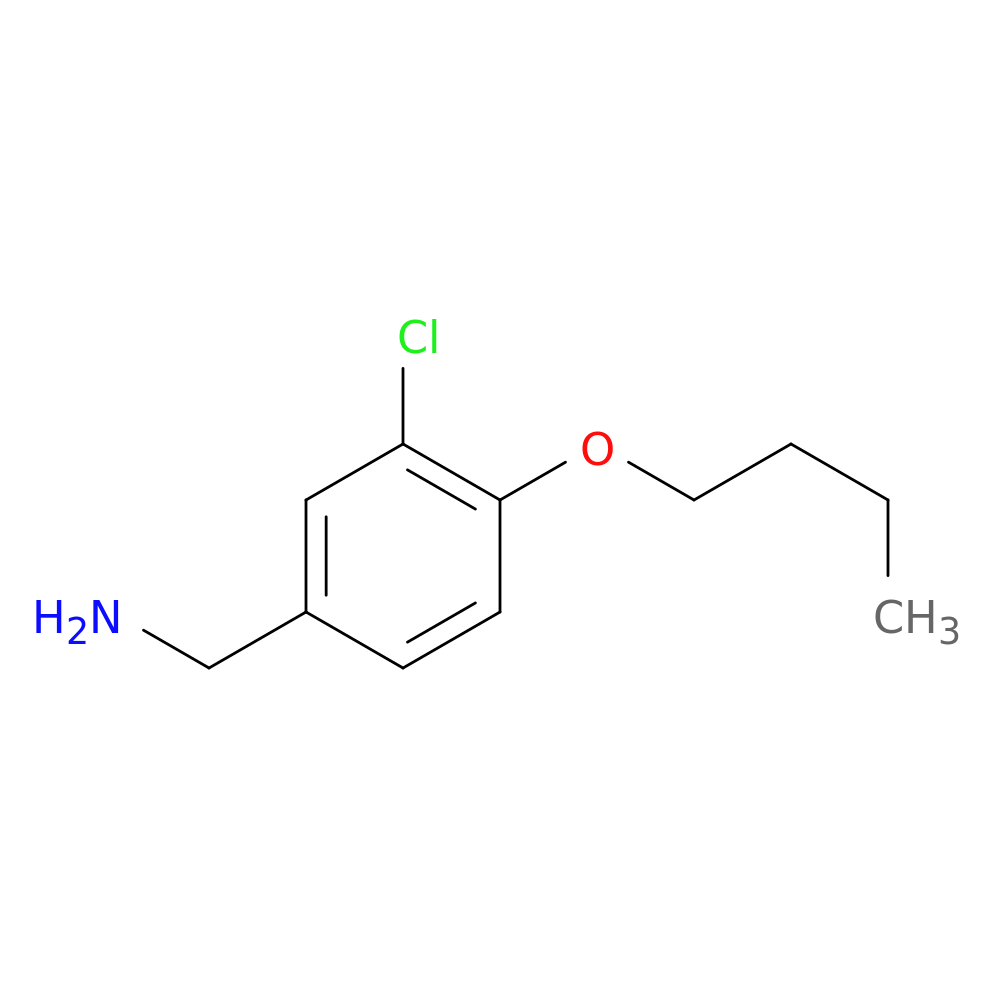 (4-butoxy-3-chlorophenyl)methanamine