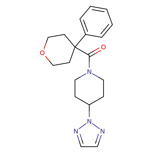 1-(4-phenyloxane-4-carbonyl)-4-(2H-1,2,3-triazol-2-yl)piperidine