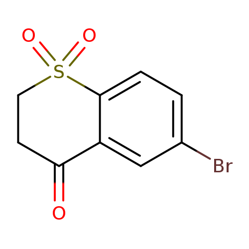 6-Bromo-2,3-dihydro-4H-1-benzothiopyran-4-one 1,1-dioxide