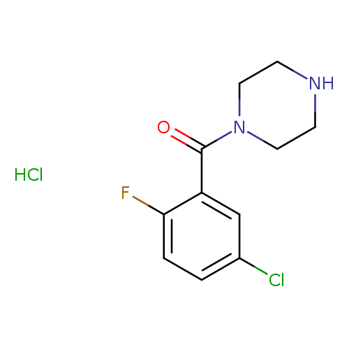 1-(5-chloro-2-fluorobenzoyl)piperazine hydrochloride