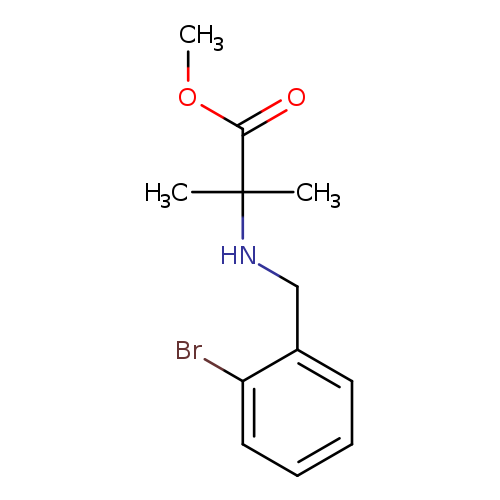 methyl 2-{[(2-bromophenyl)methyl]amino}-2-methylpropanoate