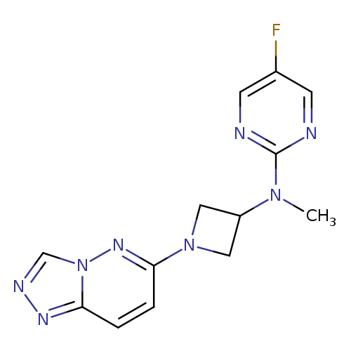 5-fluoro-N-methyl-N-(1-{[1,2,4]triazolo[4,3-b]pyridazin-6-yl}azetidin-3-yl)pyrimidin-2-amine