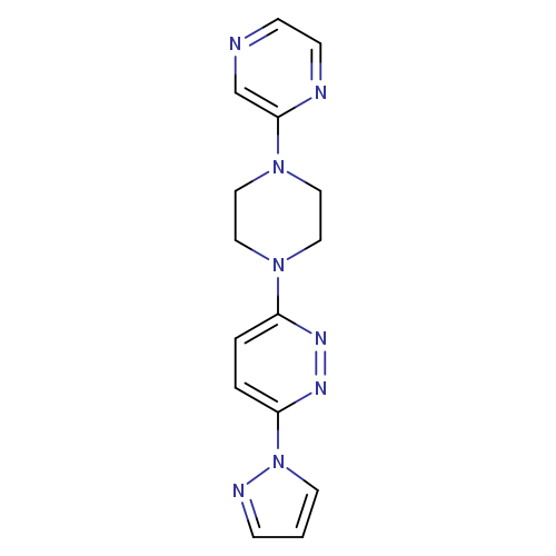 3-[4-(pyrazin-2-yl)piperazin-1-yl]-6-(1H-pyrazol-1-yl)pyridazine