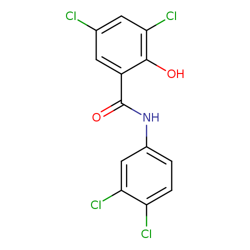 Benzamide, 3,5-dichloro-N-(3,4-dichlorophenyl)-2-hydroxy-