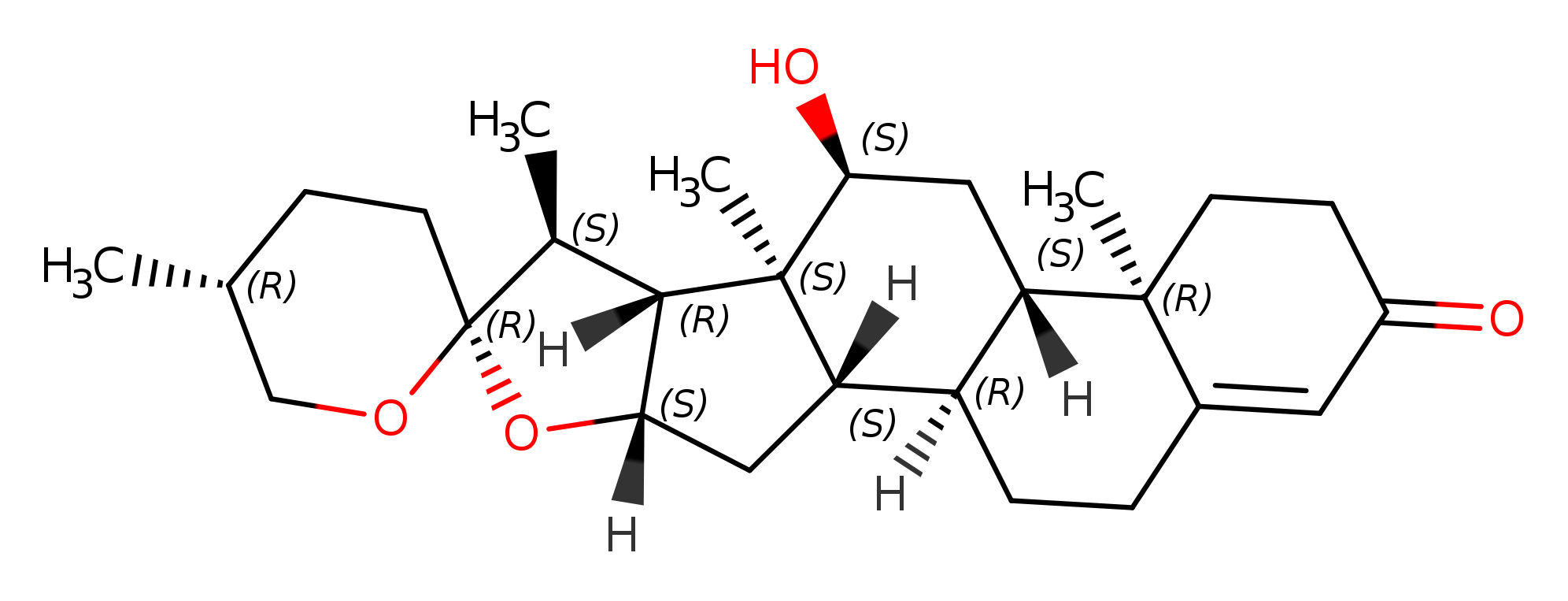 (25R)-12α-Hydroxyspirost-4-en-3-one
